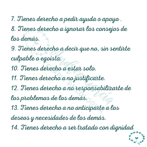 Los derechos asertivos 3