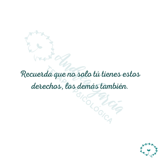 Los derechos asertivos 5