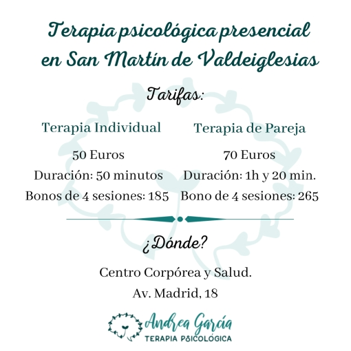 Terapia psicologica presencial en San Martin de Valdeiglesias