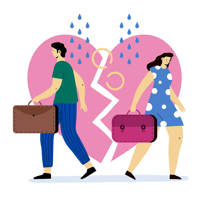 Fases del duelo amoroso